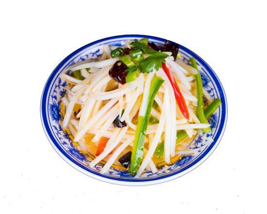 Shredded Potato Salad with Chilli Oil (V)土豆丝